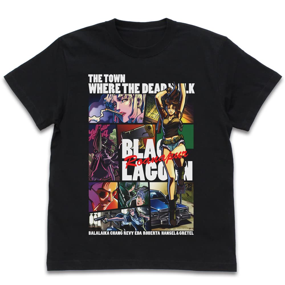 

Cospa BLACKLAGOON Full Color T-shirt BLACK M size