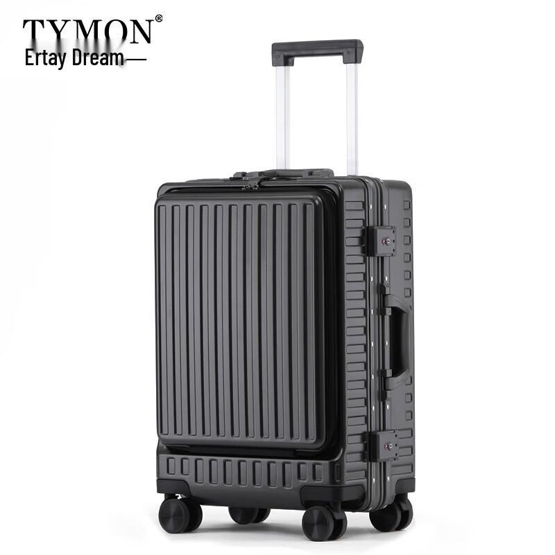 Tymon Aluminum Frame Front-Opening Hardside Luggage