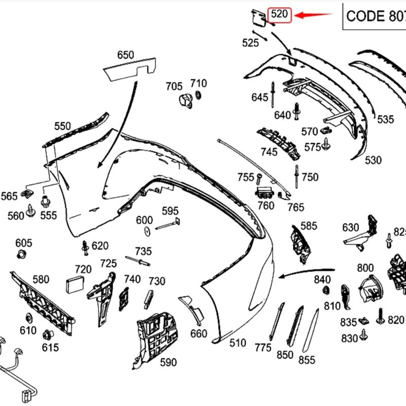 Replacement Rear Tow Hook Cover 1178850601 Replacement Scratch & Water Resistant Rear Tow Hook Guard for CLA Coupe