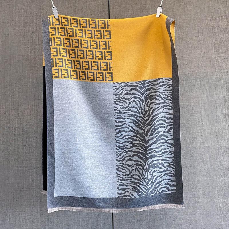 

Осень и зима новый леопардовый принт зебра узор сращивание жаккардовый шарф женский утолщенный теплый шарф для защиты шеи шаль накидка 185*65cm