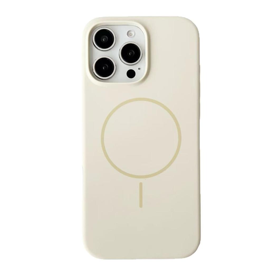 Applicable to iphone17promax mobile phone case, liquid silicone Apple 16magsafe magnetic suction 14pro anti-drop case