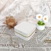 Portable Velvet Jewelry Box Zipper Closure Velvet Jewelry Organizer Travel Jewelry Box Ring Earrings Necklace Organizer