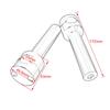 Aluminum Handlebar Risers Cruiser Chopper Bobber Motorcycles 22mm 25mm Black Chrome Finish
