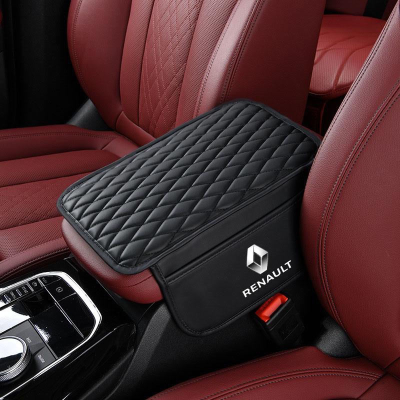 Leather Car Armrest Mat Tissue Boxes Height Pad Armrest Box For Renault Dacia Reynolds Series Koleos Kadjar Captur 2 3 4