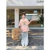 high quality 100% cotton Tee shirt young girl Summer cute Cartoon Print T Shirt for Women Clothes Harajuku Oversized T-shirt Y2k pink Tops