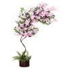 Artificial Cherry Blossom Branch Wedding Decoration - Silk Peach Blossom Vine for Indoor Living Room