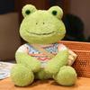 Cartoon Doll Soft Toy Frog Stuffed  Toy Stuffed Animals Sweater Frog Doll Dressing Frog Plush Toy