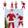 Extravagant Toddler Adult Elk Santa Claus Costume For Xmas Party