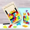 Tetris Wooden Jigsaw & Building Blocks Game - Educational Toys for Kids