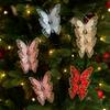 Sequins Artificial Butterfly Hollow-out Butterfly Tree Decoration  Scene Atmosphere
