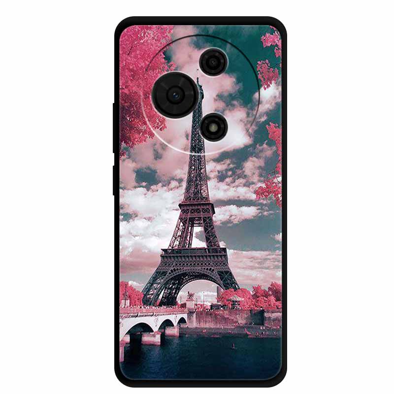 Für TCL 60 SE Hülle T517H Niedliche Cartoon Bunte Weiche TPU Silikon Rückseite für TCL 60 SE Hülle Schwarze Handyhülle Funda TCL60 SE