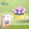 Succulente Blocchi da costruzione Pianta da assemblaggio Bouquet in vaso Giocattolo per bambini Decorazione creativa Modello