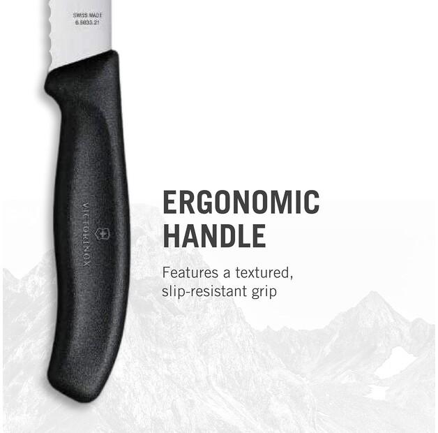 Victorinox SwissClassic Knife Set, 5 Pieces, Black (6.7133.5G)