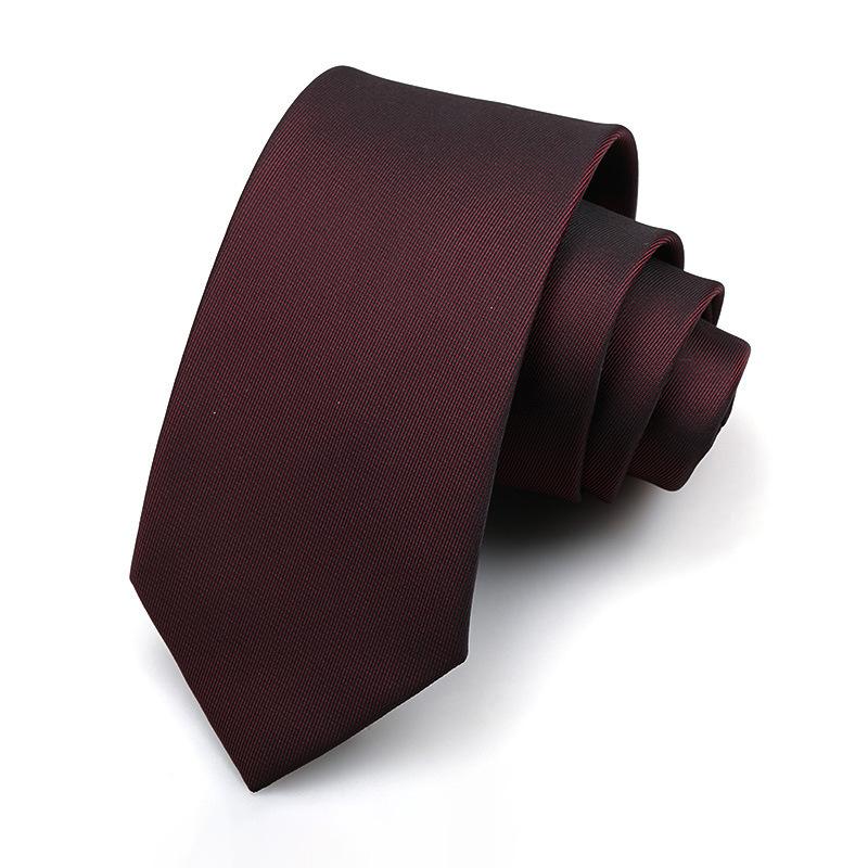 Men'S And Women'S Red Zip-Up Tie Groom Business Dress Wedding Korean Version Lazy No Striped Tie