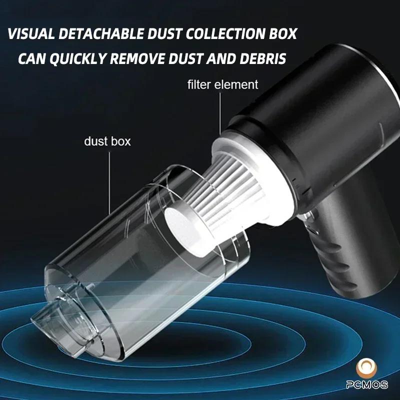 Car Vacuum Cleaner Powerful Cleaning Machine Handheld Car Vacuum Rechargeable Wireless Cleaner For Car Home Pet Hair