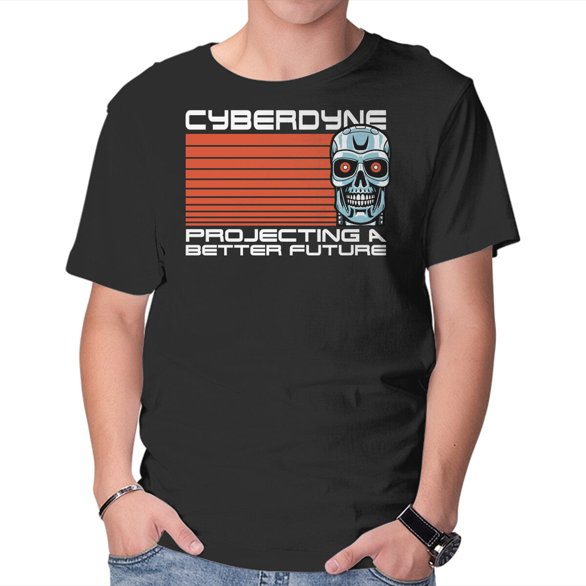 Unisex Crew Neck T-Shirt Future Robot Company Graphic Short Sleeve Casual Tee XXXL