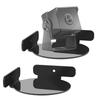 Acrylic Circular Corner Shelf Mount for Security Camera,Baby Monitors, Speaker,Wifi Routers, Small Toy Universal Mount