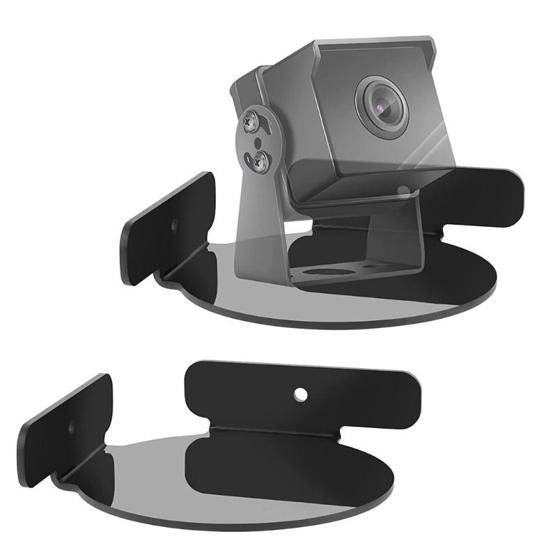 Acrylic Circular Corner Shelf Mount for Security Camera,Baby Monitors, Speaker,Wifi Routers, Small Toy Universal Mount