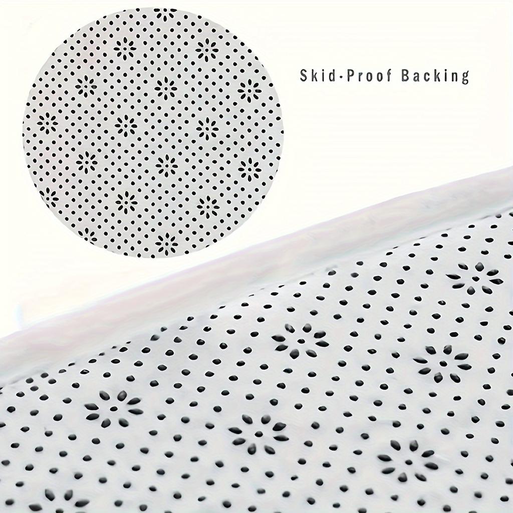 1pc Watermelon Pattern Floor Mat - Non-slip, machine washable polyester, suitable for bathrooms, kitchens, and bedrooms.