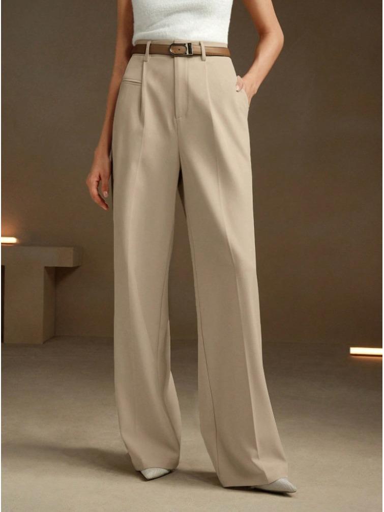 2026 New Fashion Loose Women Long Pants Autumn and Winter New Straight Mopping Drape Suit Pants Casual Commuter High Waisted Trousers