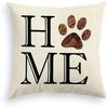 Puppy Pattern Printing Pillowcase Home Bedroom Room Decoration Living Room Sofa Chair Cushion Cover Polyester Material