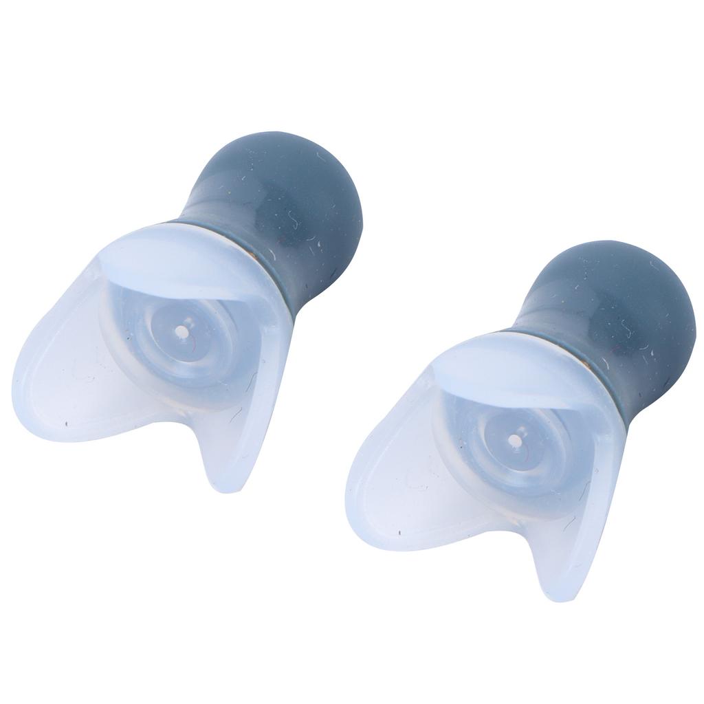 Swimming Waterproof Earplugs Flying Noise Reduction Silicone Ear Plug with Black Sealing Bottle