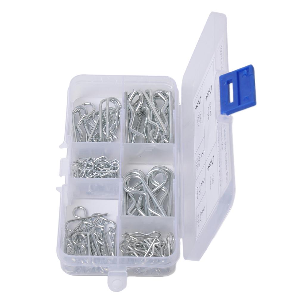 100x Mechanical Towbar Hair Tractor Clip Assortment Set Cotter