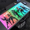 Valorant Muispad Gaming 90x40 Computer HD Custom Nieuwe Muispad Met Vergrendelde Rand Muismat Natuurlijk Rubber Antislip Zacht Tafelmat