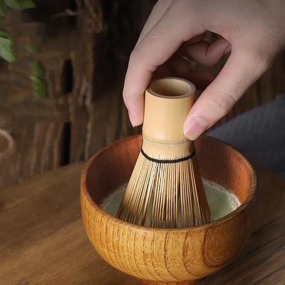 Teequirl-Set Matcha-Werkzeug Teeset Bambusquirl Schaufel Keramik Matcha-Schale Traditionell Handgefertigt Zeremonie Teezubereitungswerkzeug