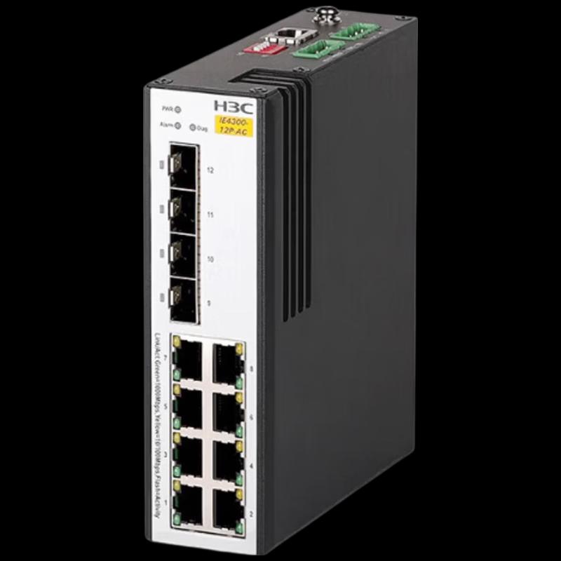H3C IE4300-12P-AC 12-Port Gigabit Industrial Switch