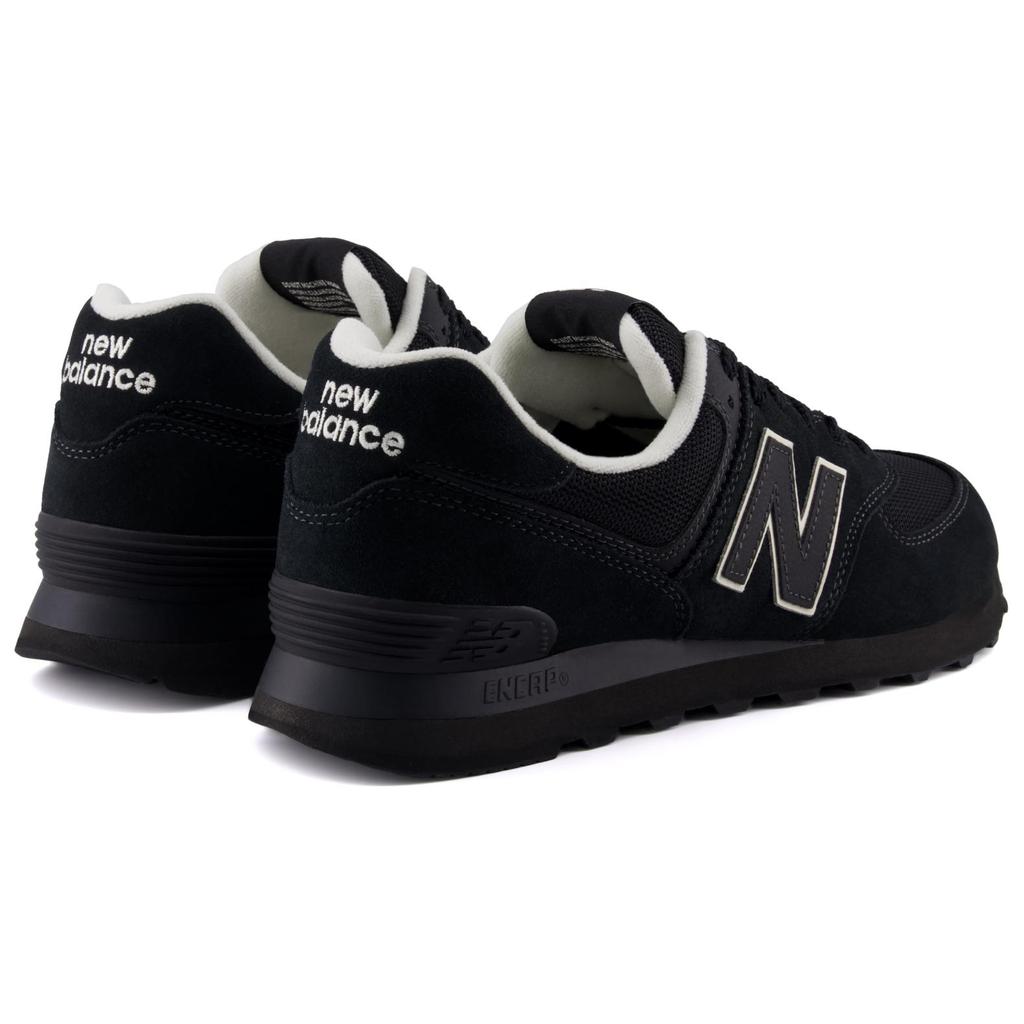 Niko And ... X New Balance NB 574 Low Top Casual City Commute Running Shoes Unisex Black Sneakers U574NAB