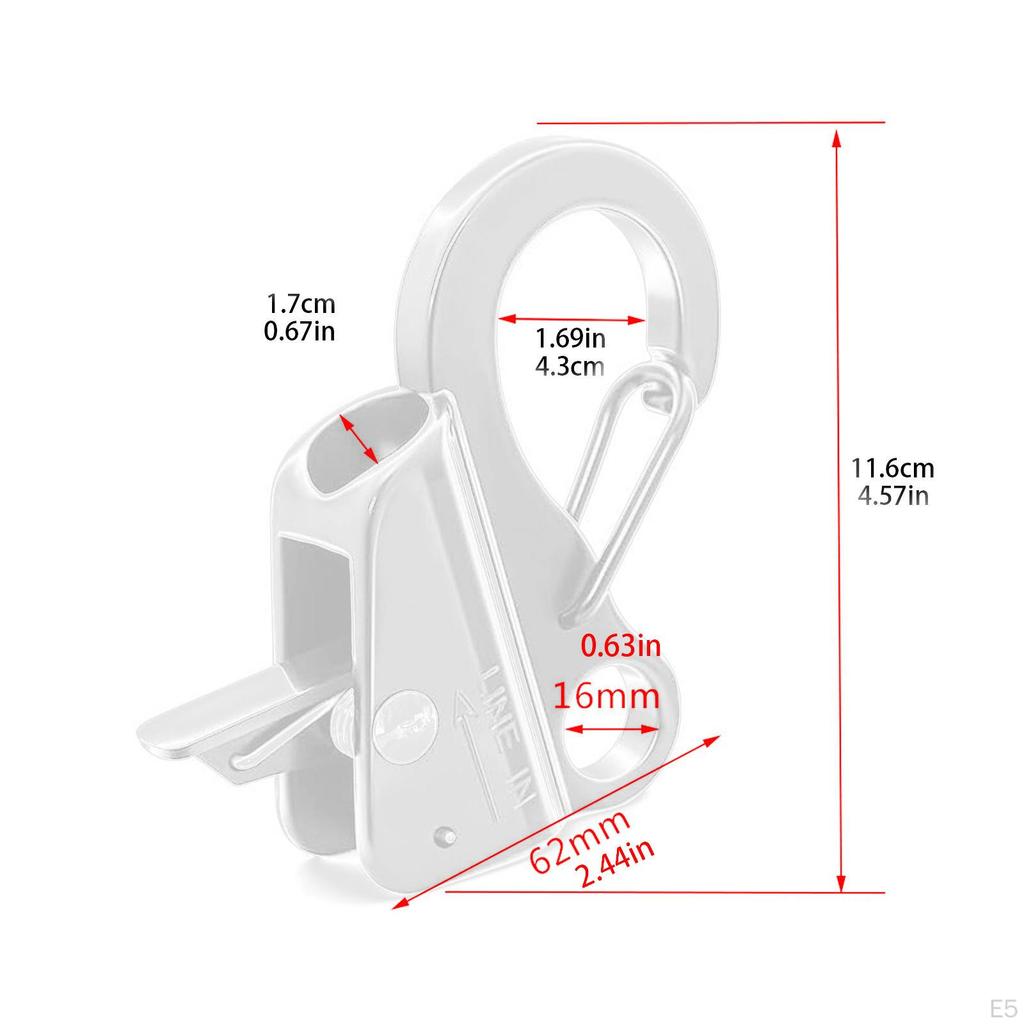 Ankerhaken für Jetskis mit Schnellverschlussmechanismus, trägt 8000lbs
