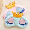 Cute Crown Long Eyelashes Sleeping Beauty Cartoon Shading Eye Mask Breathable Sleeping Eye Mask
