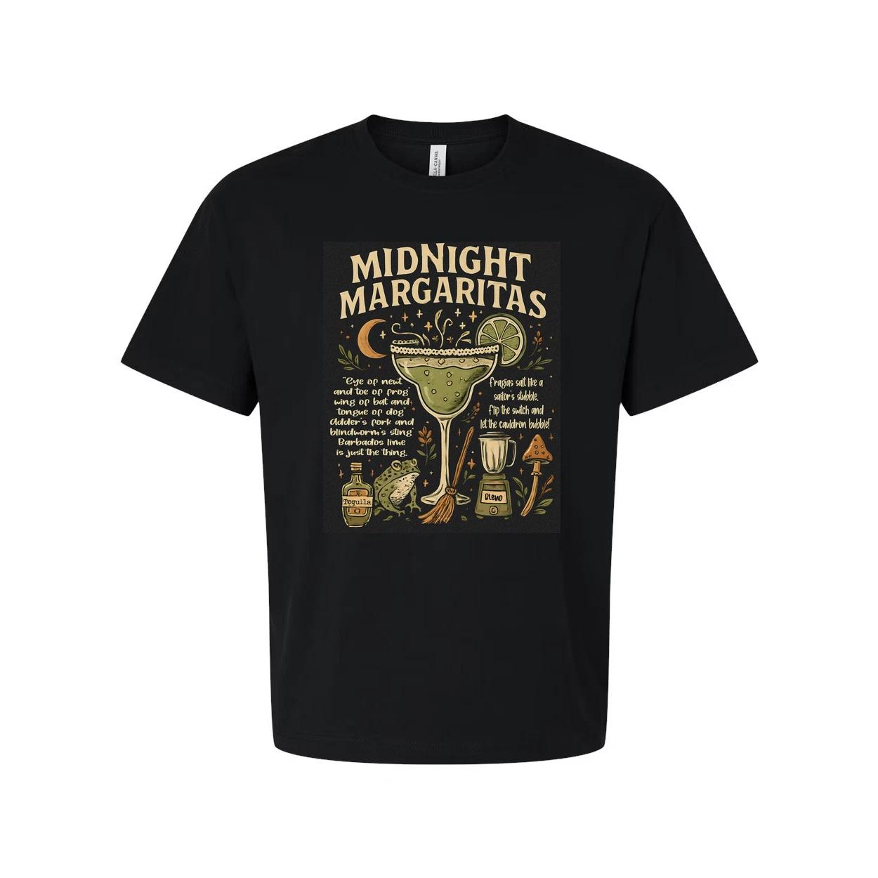 

Midnight Margarita Glass Quotes Unisex T Shirt On Black 4XL