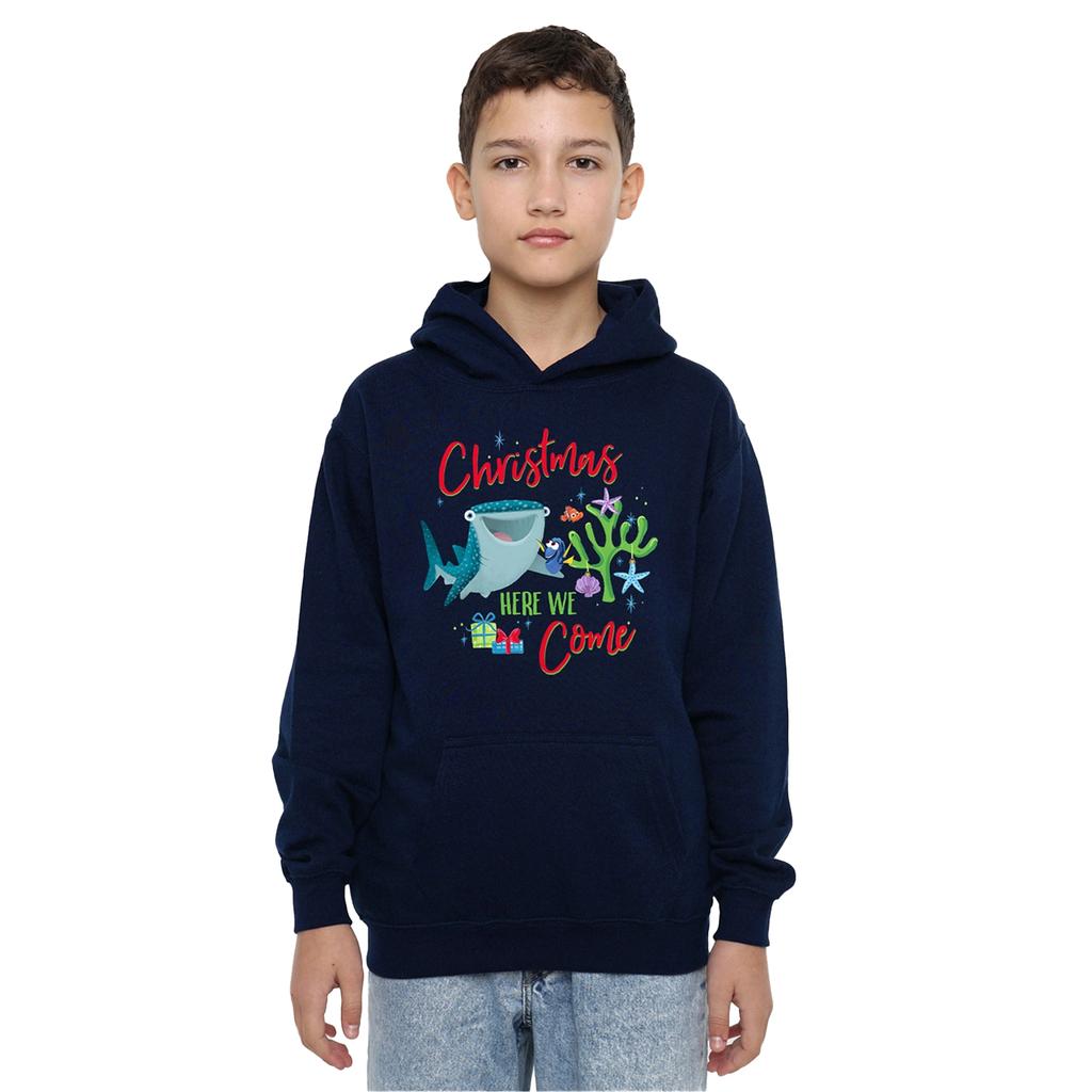 Finding Nemo Childrens/Kids Christmas Here We Come Dory And Destiny Hoodie