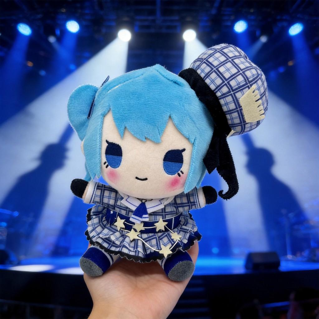 Hololive Hoshimachi Suisei Plush Toy With Pp Cotton Filling For Collectors And Fans