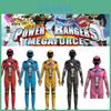Kids Mighty Morphin Power Rangers Costume Jumpsuit For Halloween Or Cosplay Parties