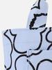Marimekko Piirto Unikko Lunchbag Tote Bag (Japan Exclusive) Women's, 52152259294020, Light Blue x Black
