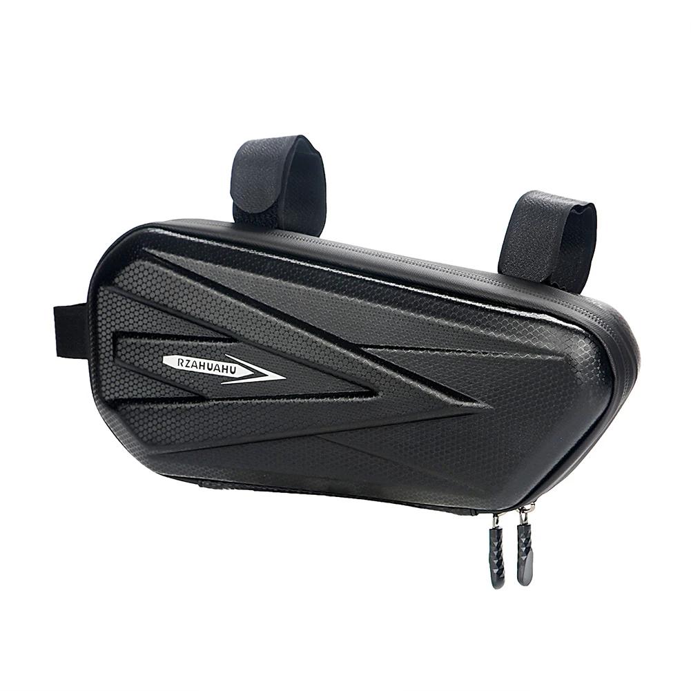 Hard Shell Triangle Bag Waterproof Motorcycle Side Pocket Multifunctional Electric Bicycle Hanging Bag for Universal Motorcycle