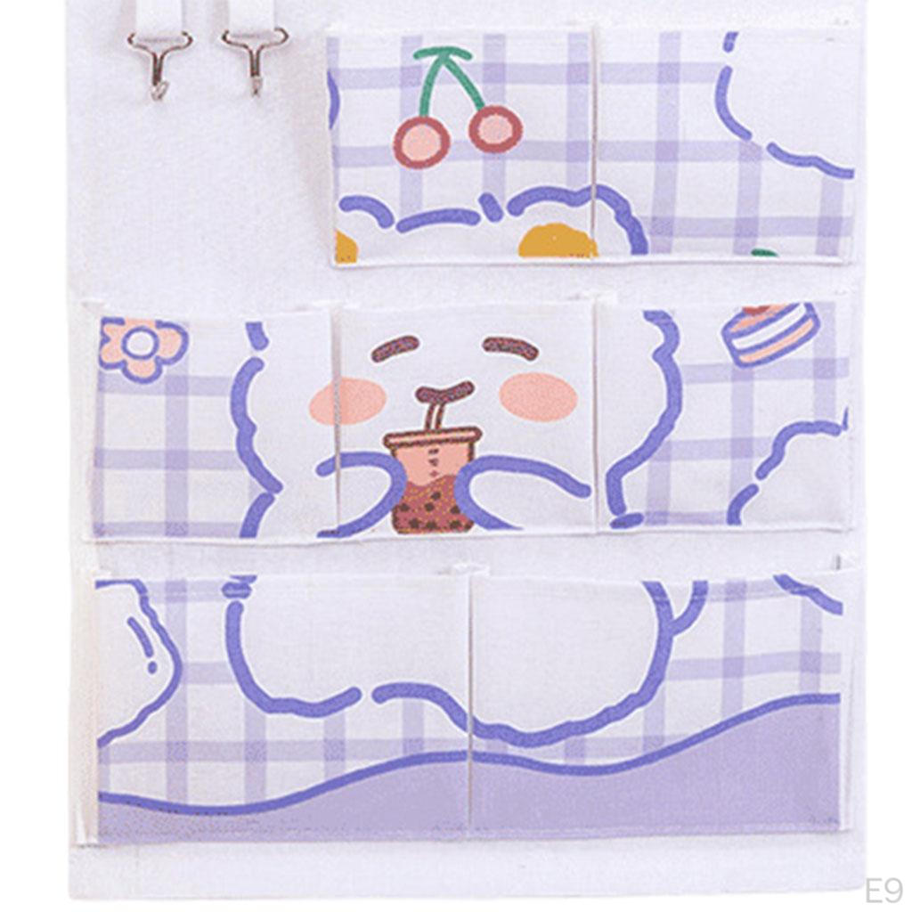 Fabric Wall Door Cloth Hanging Storage Bag Case Organizer