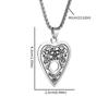 Simple Personalized Hollow Heart Good Boy Stainless Steel Necklace For Men And Women
