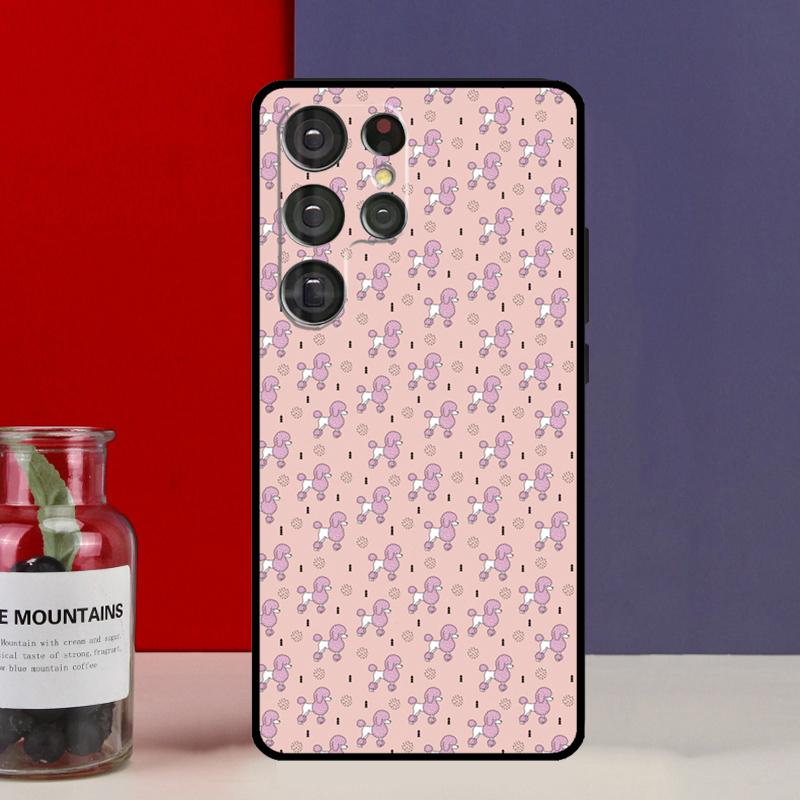 Poodles Cartoon Girly Cute Funda Case For Samsung Galaxy S25 Ultra S9 S10 S20 S22 Plus S21 FE S23 S24 Ultra Phone Cover