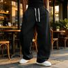 Men's Drawstring Sweatpants Loose Fit Casual Joggers for Everyday Wear