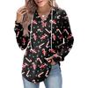 Women's Fashion Women's Lightweight Long Sleeve Pullover With Pockets Preppy Graphic Hoodie