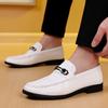 Herren Business Lederschuhe Weiches Leder Casual Weiche Sohle Weiche Oberfläche Sommer Atmungsaktiv Slipper Loafer Herren Trendig