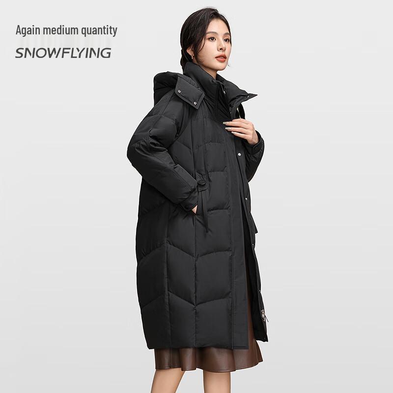 SNOWFLYING Women's Long Winter Down Jacket X40143342F