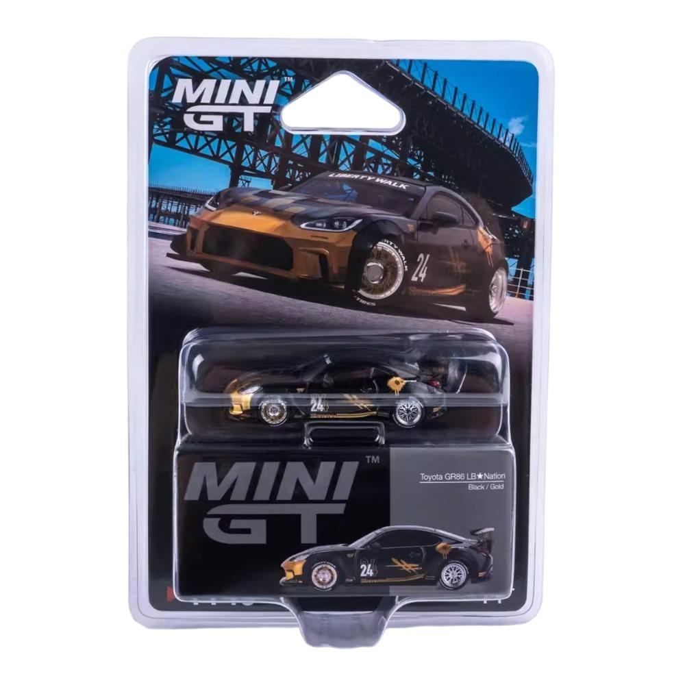 MINIGT In Stock 1:64 Hang Card Porsche McLaren Lamborghini BMW Diecast Car Model Collection Toys