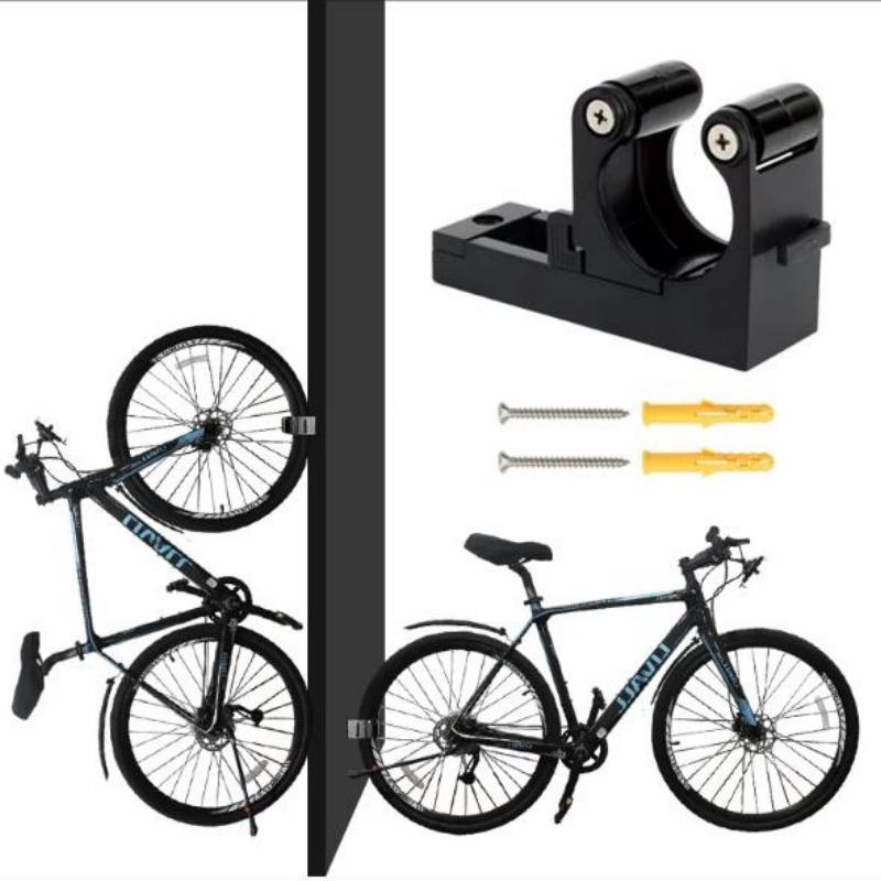 Bicycle Stand Parking Hook Tire Clamp Garage Organizer Wall Mount Clip Buckle Road MTB Bike Hanger Support Bracket Rack Storage