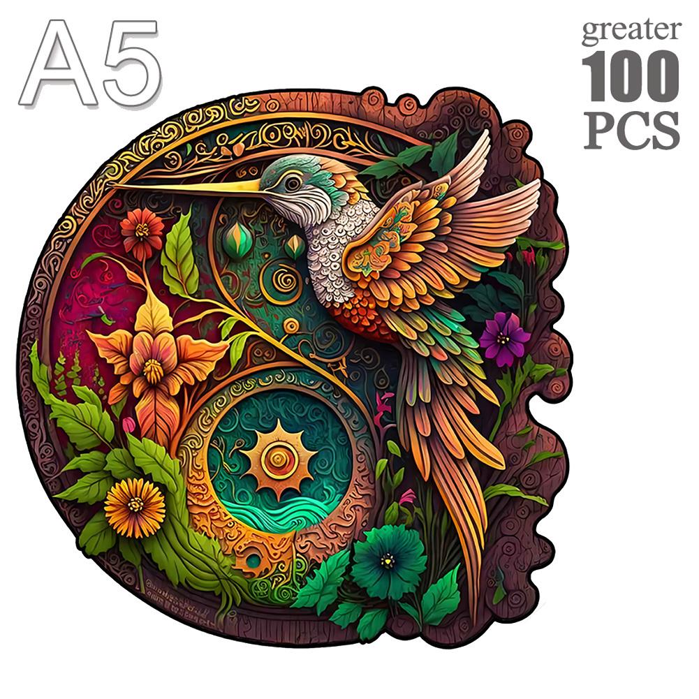 Non-Toxic Animal Wooden Puzzle For Adults Children A3 A4 A5 3D Wood Diy Crafts Shaped Christmas Gift Wooden Jigsaw Puzzle Gifts New