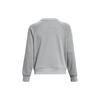Under Armour Letter Print Crew Neck Long Sleeve Sweatshirt Women Sweatshirt Gray 1379833-011